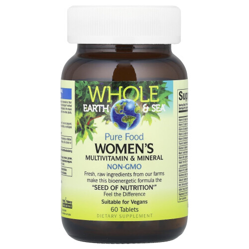 Natural Factors, Terra e Mare, Multivitamina e Minerale per Donne, 60 Compresse 2