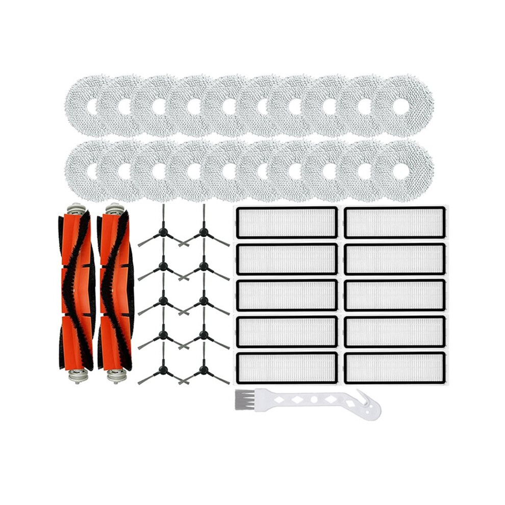 For Robot Vacuum S20+ / S10 / B108gl / B105 / B108cn B113cn Spare Parts, Main Side Brush Filter Mop Cloth 6033334733874