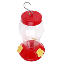 Voederfles van 480 Ml voor VOGEls, Hangende Kolibrievoeder, Tuin, Buiten, Plastic Bloem, Ijzeren Haak, Huisdierbenodigdheden voor VOGEls
