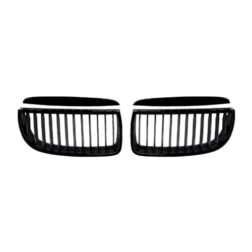 Car Front Kidney Grill Front Hood Grill Single  Vertical Grille for  3 Series E90 E91 2005-2008