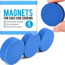 4-Pack Sous Vide Magnetical Weights Works  All Sous Vide Machines, Silicone-Coated Magnets for Keeping Bags Submerged
