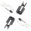 Ear Clip Electrode Double-Sided Rubber  Comfortable, Compatible for Tens Unit & CES Stimulation 2 Pair 1