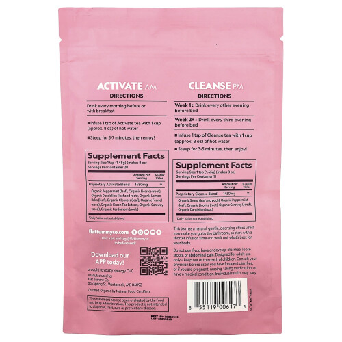 Flat Tummy, Te, 4 Veckors Renhetskur, Original, 2.01 oz (57 g) 1