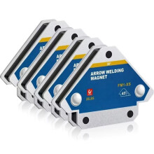 4pcs Magnetic Welding Fixer 45 90 135 Multi-Angle Magnet Weld Positioner Ferrite Auxiliary Locator Tools