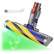 LED Fluffy Soft Cleaner Replacement for V7 V8 V10 V11 V15, Upgrade LED Green Light Vacuum Attachments