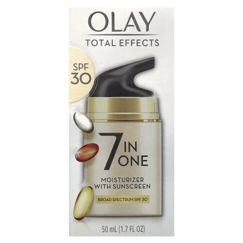 Olay Olay, Total Effects, 7-in-One Moisturizer με Αφρός Ηλίου, SPF 30, 1.7 fl oz (50 ml) 1