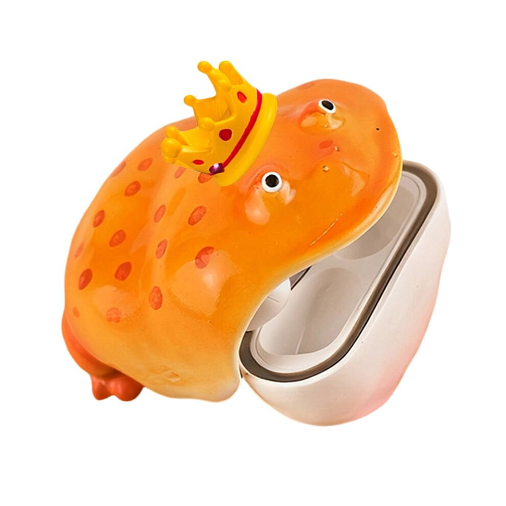 Toad,Ugly Frog Earphone Protector Case,Creativity Anti Drop Scratch Cases,Fun Gift ,For Airpods Pro3 Crown Golden 6031272694301