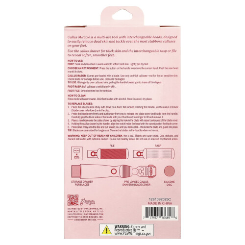 Onyx Professional, 3 Step Miracle, 3-In-1 Complete Callus Fix , 4 Piece Kit 2