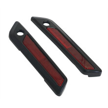 Motorcycle Hard Saddlebag Cover Reflectors for Touring Road King Road Glide Street Glide 2014-
