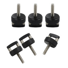 Aluminum 6pcs Hard Top Bolts Quick Removal Fastener Thumb Screws W/D Ring for JK JKU JL JLU JT