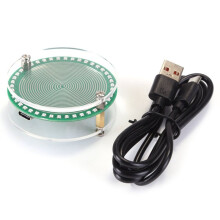 Colorful LED 7.83Hz Schumann Wave Generator, Breathing Flowing Light, Sine Wave Signal Generator for Home Meditation