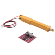 N20 Elektrische Volledig Metalen Duwstang Duwstang voor Rc Graafmachine Dumper Metalen Cilinder met Motoraandrijfbord -6V