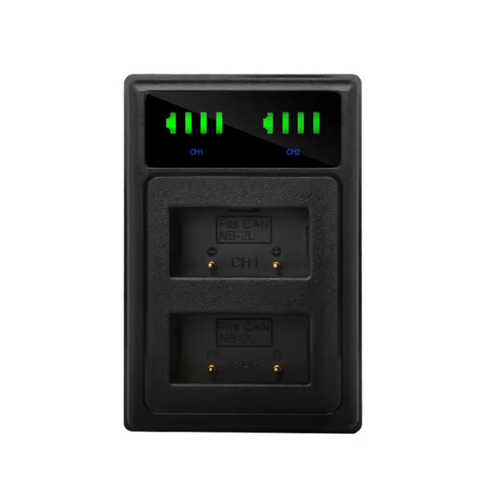 Nb-2L Nb2lh Battery Dual Charger For Rebel Xt Xti 350D 400D G9 G7 S80 S70 S30 L10 6032252767602