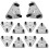 10PCS Set of 30 Triple Flints for Triple Flint Torch Strike, Flints Holder Replacements 1