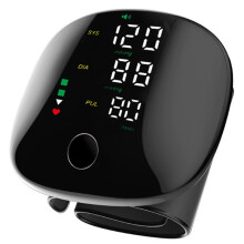 Wrist Blood Pressure Monitor Led Display, Touch Screen Wrist Blood Pressure Cuff 99x2 Reading Memory Wrist Bp Monitor
