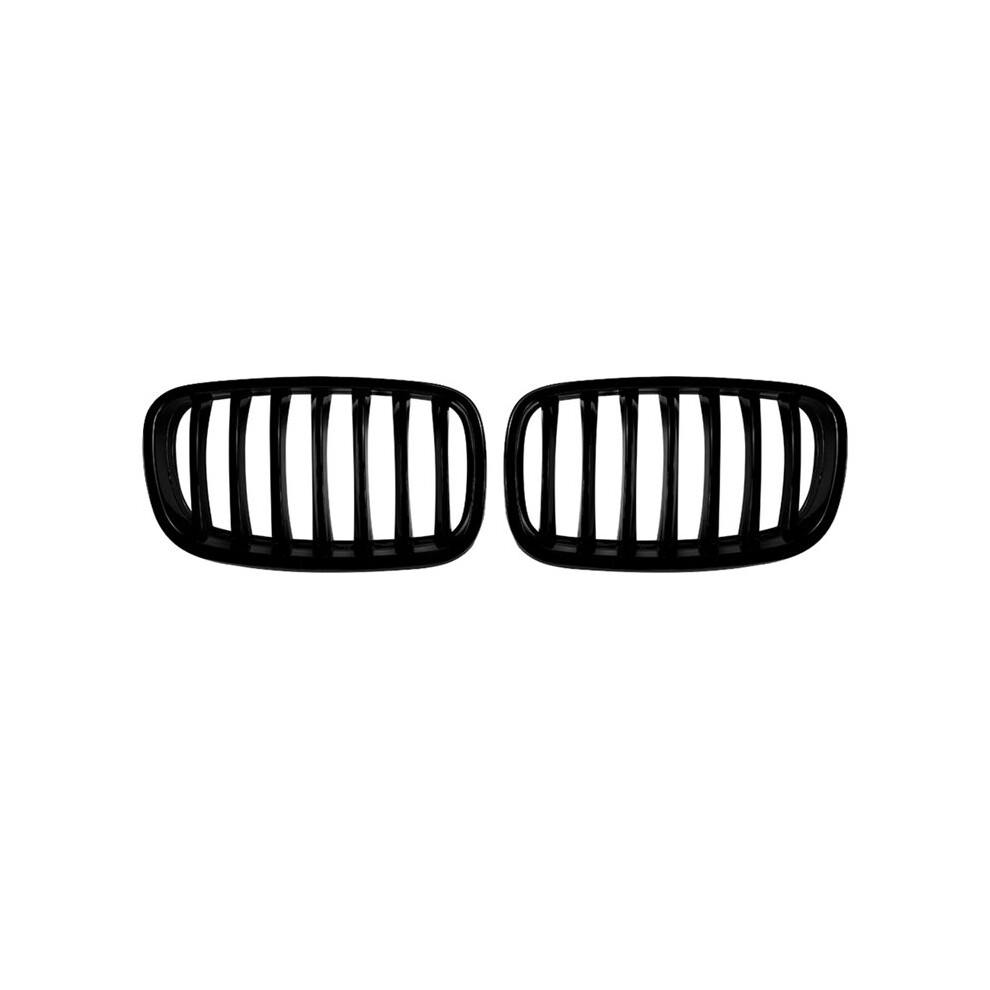 Tauoh Car Front Kidney Grill Air Intake Grille Front Hood Grill Single Vertical Grille For X5 E70 X6 E71 2006-2013