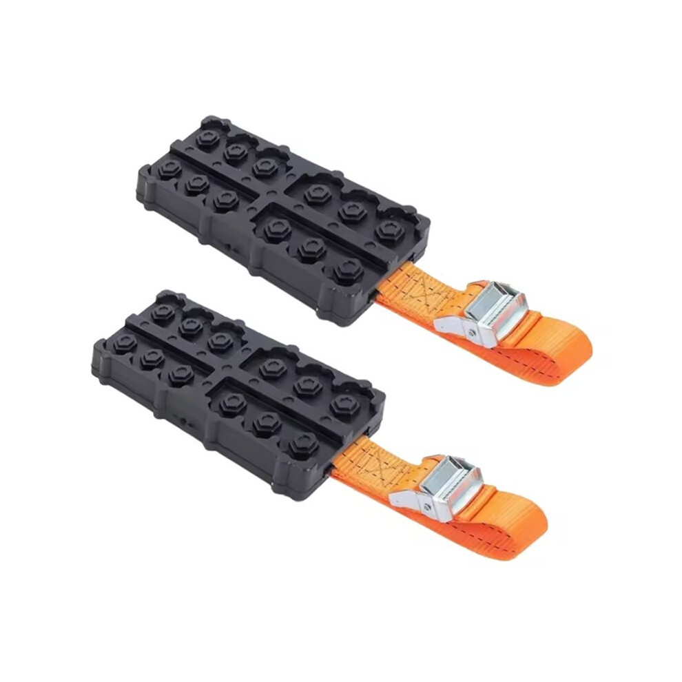 2Pcs Car Snow Chains Emergency Traction Chains For Snow Sand Mud Ice Traction Blocks Rescue Tool For Truck 4713774006159