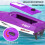 Bateau télécommandé 600 mAh 29  9,5  5 cm violet 6