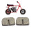 2 Stück Scheibenbremsbeläge CT100U CK100 CC100 79-100cc 14