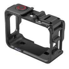 AMAGISN Plastic Camera Rabbit Cage Expansion Frame Protective Shell Cage for Go Ultra Camera Protection Black