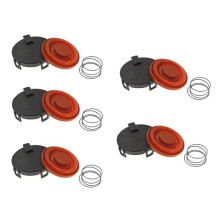 5 Set 11128508570 11127809512 11127797613 Car Engine Valve Cover with Membrane for N47 N47S X1 X3 E60 E61 E81 E82