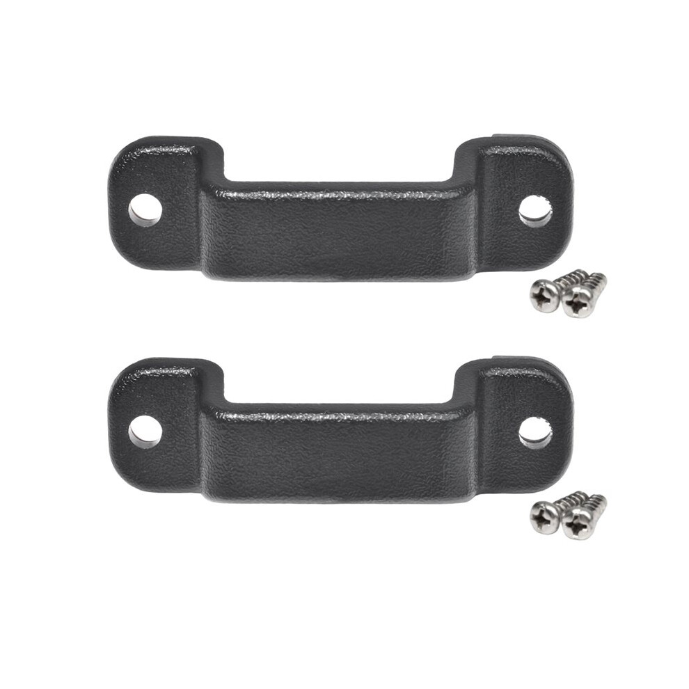 2Pcs Universal Handheld Radio Clip Mic Hanger Holder With Screws And Adhesive Back 4713607129871