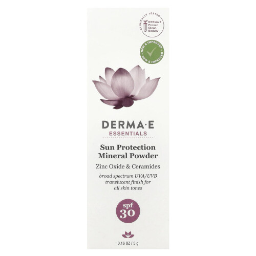 DERMA E, Essentials, Sun Προστασία Μινεράλ Πούδερ, SPF 30 , 0.16 oz (5 g) 1