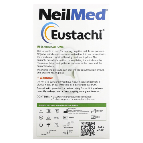 NeilMed, Eustachi, Eustachian Tube Exerciser, 1 Conto 1
