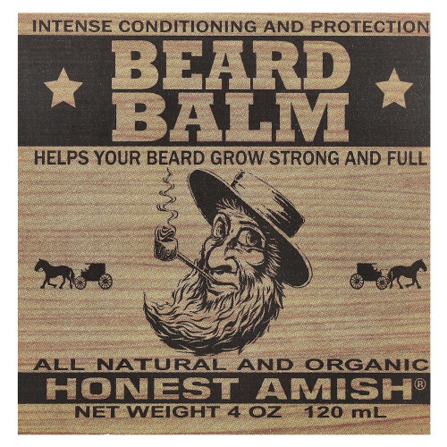 Honest Amish, Bára, 4 oz (120 ml) 1