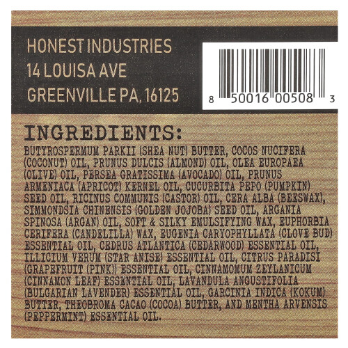 Honest Amish, Bára, 4 oz (120 ml) 2