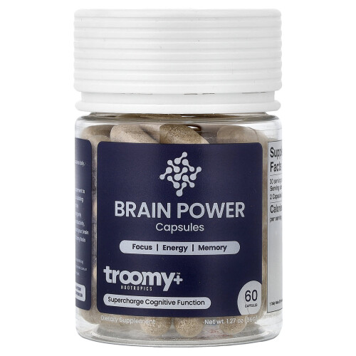 Troomy Nootropics, Poder Cerebral, 60 Cápsulas 2