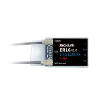 Radiolink ER16 ELRS 2.4G 16 Channel Receiver ExpressLRS V3.3 for High-Frequency Long-Range Module for Betaflight APM Firmware
