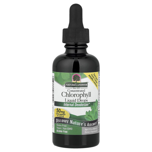 Nature's Answer, Konzentrierte Chlorophyll-Liquiddrops, 50 mg, 2 fl oz (60 ml) 2