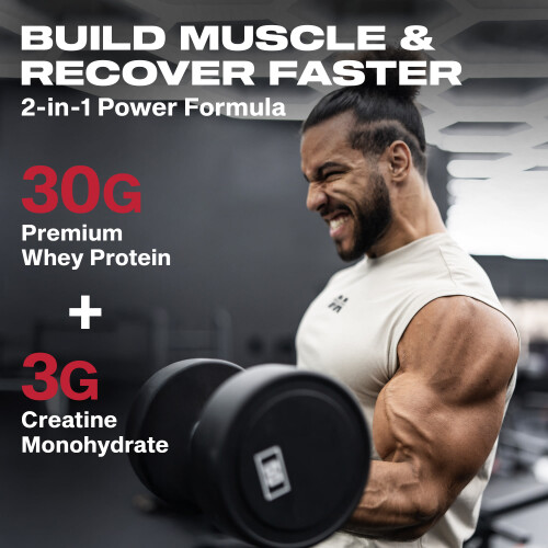 Muscletech MuscleTech, Nitro Tech, Proteína de Leite, Morango, 4 lbs (1.81 kg) 2