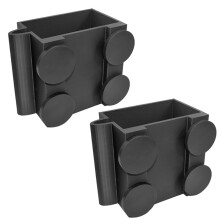 Magnetic 16oz Derv Additive Holder for Hot Shots EDT New Squeeze Bottles, Spill-Proof Mount for Trucks, RVs & Boats 2pcs