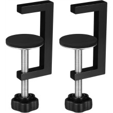 2Pcs Woodworking G-Clamp Set Heavy Duty Screw C-Clamps for Drawer Front Installation and Welding Table Clamping Tools