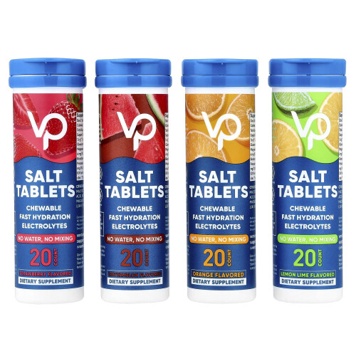 Venture Pal, Salt Tablets Chewable Electrolytes, Variety Pack, 80 Tablets 2