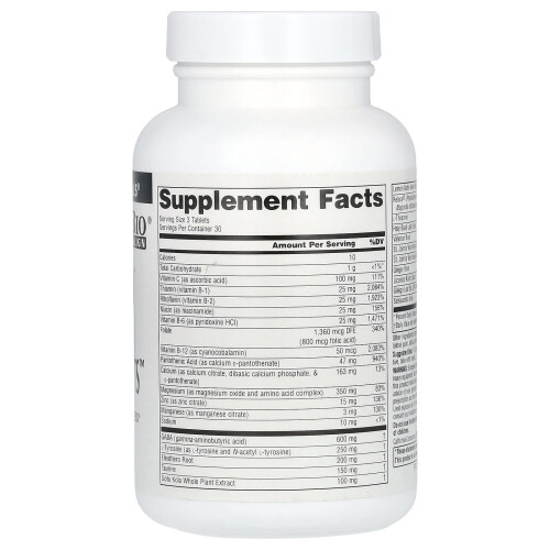 Source Naturals, Calm Thoughts, 90 Compresse 1
