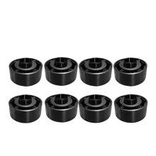 For P1P/P1S Upgrade Shockproof Feet Anti-Slip Anti-Shock Quad-Spring Foot Pad Accessories Black