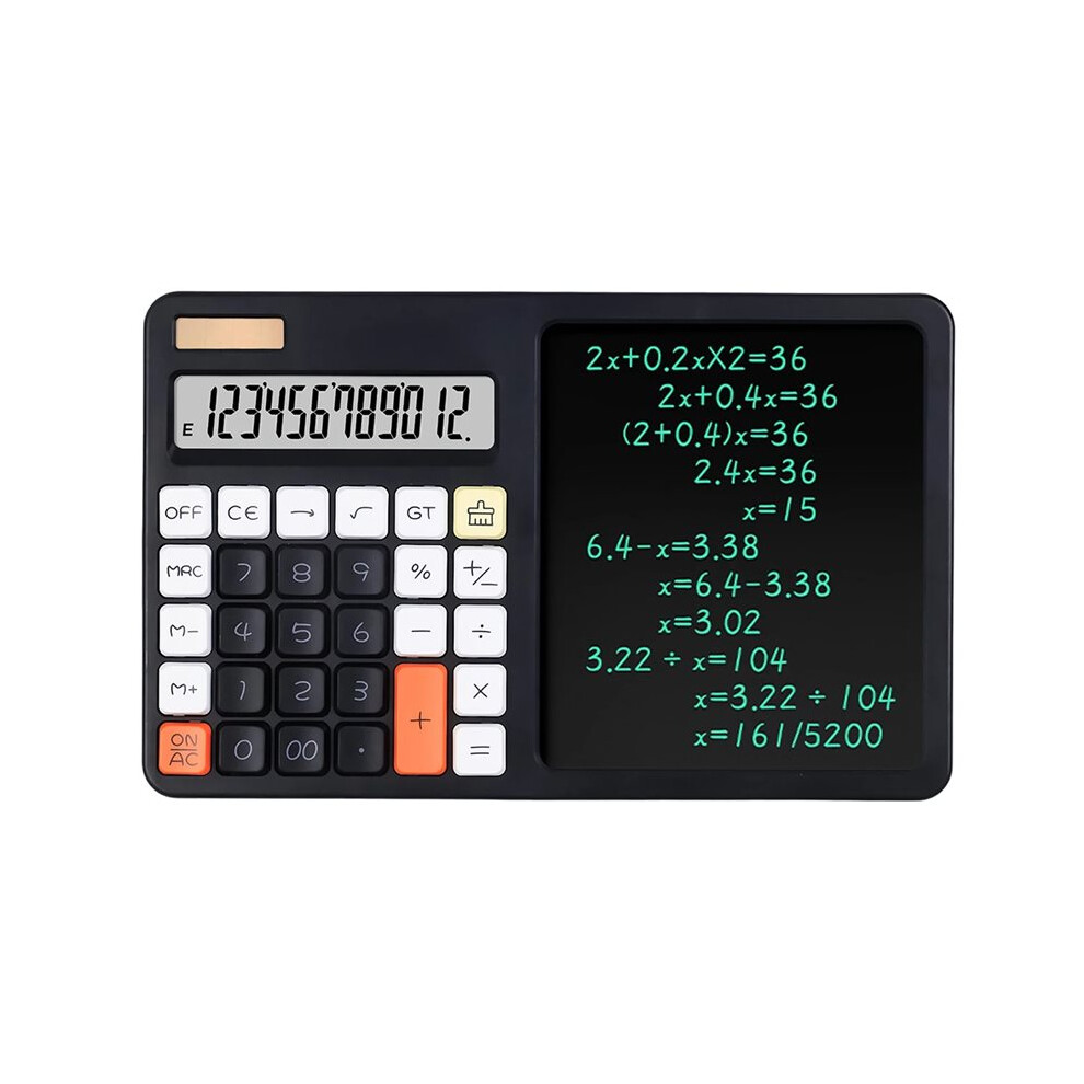 Hand-Drawn Calculator With 12-Digit Display And Built-In Pen (Battery Not Included) 6033303376316