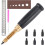 Screw Punch Handle Belt Hole Puncher Adjustable Automatic Punching Tool with 6 Tips Size or Leather Belt Bag Wristband 1