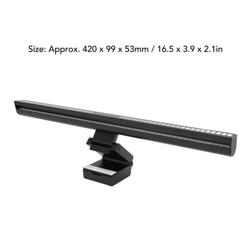 Bildschirm-Lichtleiste 10 W 420  99  53 mm Schwarz 1