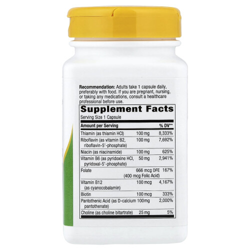 Nature's Way B-100 Complex 100 Capsules 1