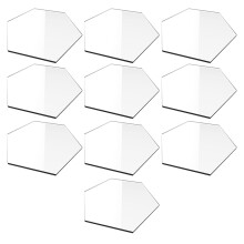 70Pièces Cartes Noms Transparente En Pour Placement Décor