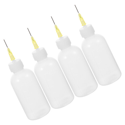 20Pièces Flacons Plastique Avec Embout Aiguille Pour Colle Précise