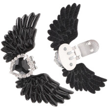 3Paires Clips Chaussures Cœur Décor
