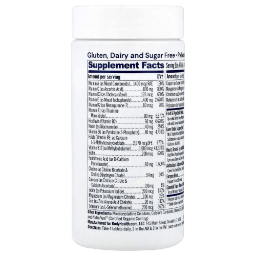 BodyHealth, Multi Complete, 120 Tabletek 1