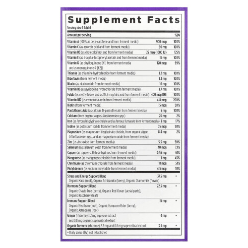 New Chapter, Codzienny Multivitamin dla Kobiety, 48 Tabletów Wegetariańskich 1