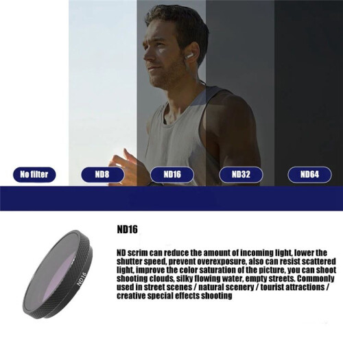 Camera Lens Filter for  GO3S ND8 ND16 ND32 ND64 Lens Filter Neutral Density Filter Camera Filter Accessories 2