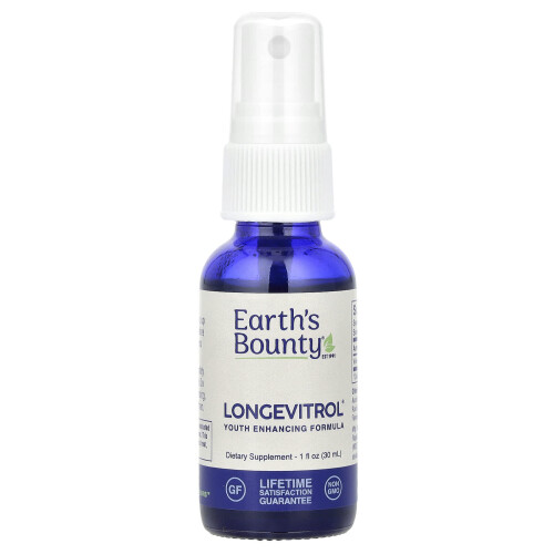 Earth's Bounty, Longevitrol, Formula per l'innvecchiamento, 1 fl oz (30 ml) 2